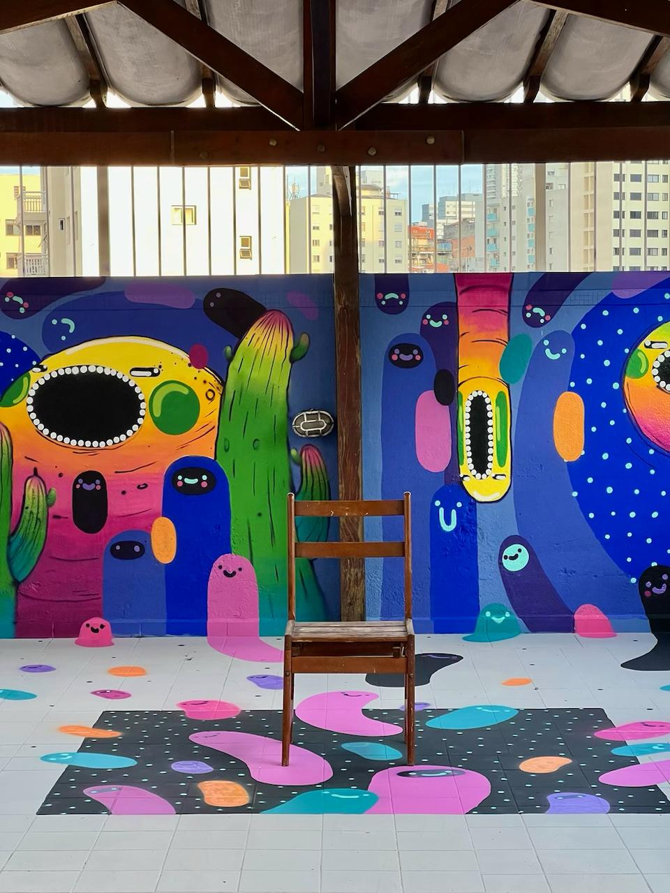 Espaço cultural NUCLE1 inaugura com trabalhos de mais de 50 artistas urbanos divididos em oito andares