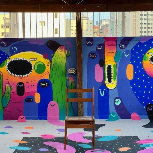 Espaço cultural NUCLE1 inaugura com trabalhos de mais de 50 artistas urbanos divididos em oito andares